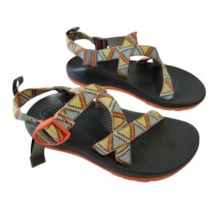 Chaco Triangle Angora Ecotread Sandals Unisex Kids Sz 4 Non-Marking Casual